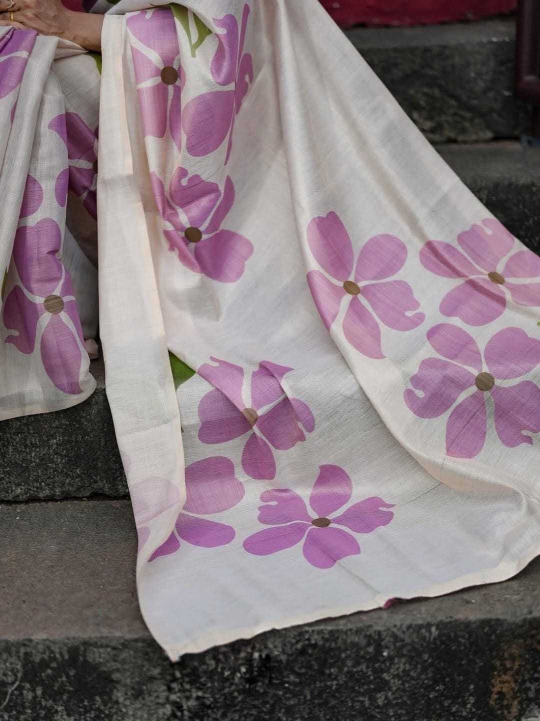 Tissue Silk Linen Saree
