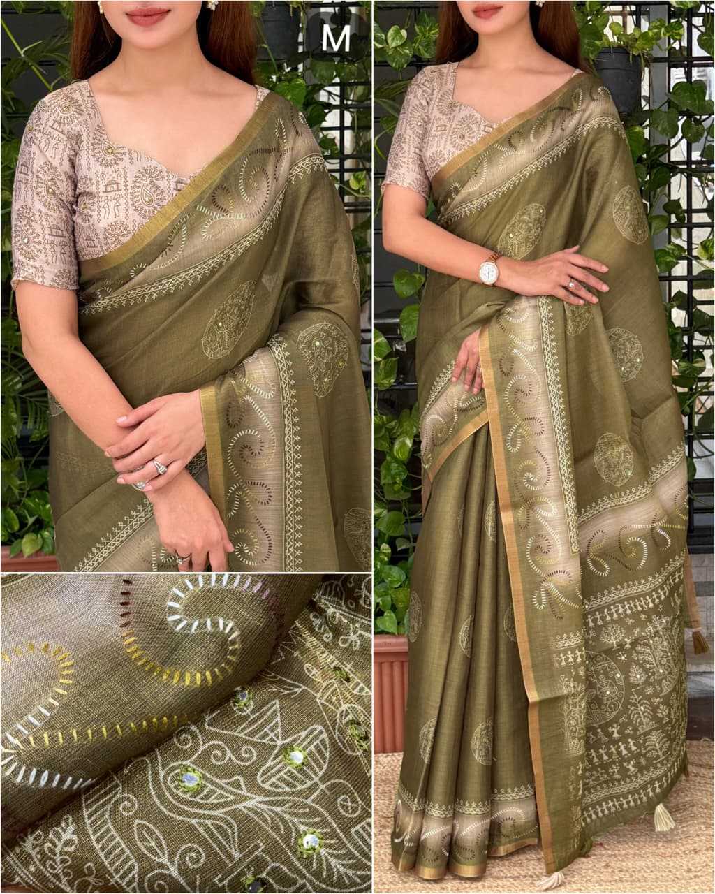 Soft Cotton Silk Designer Saree