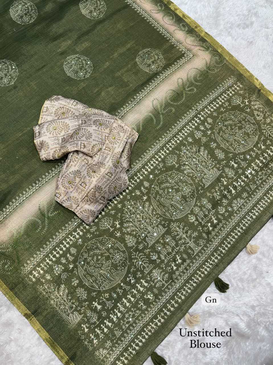Soft Cotton Silk Designer Saree