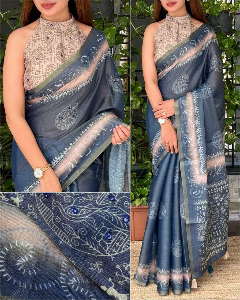 Soft Cotton Silk Designer Saree
