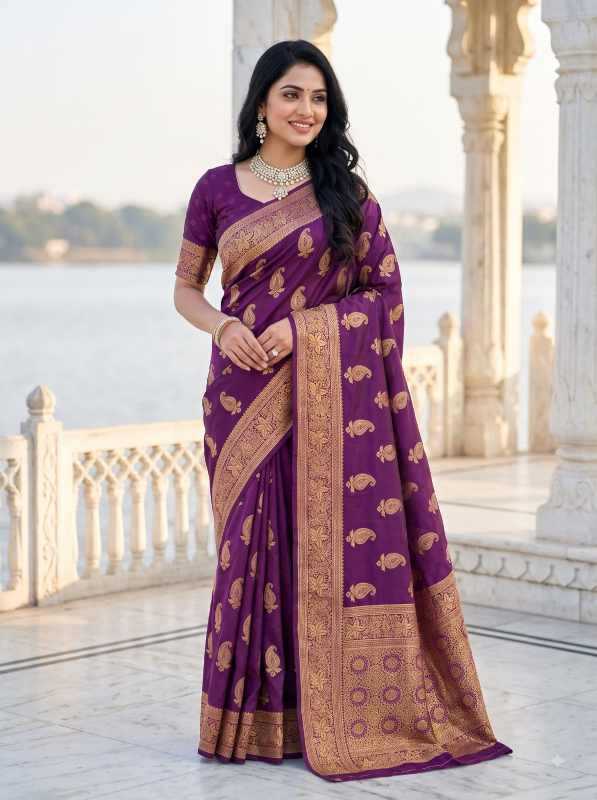 Zari Cotton Jacquard Saree