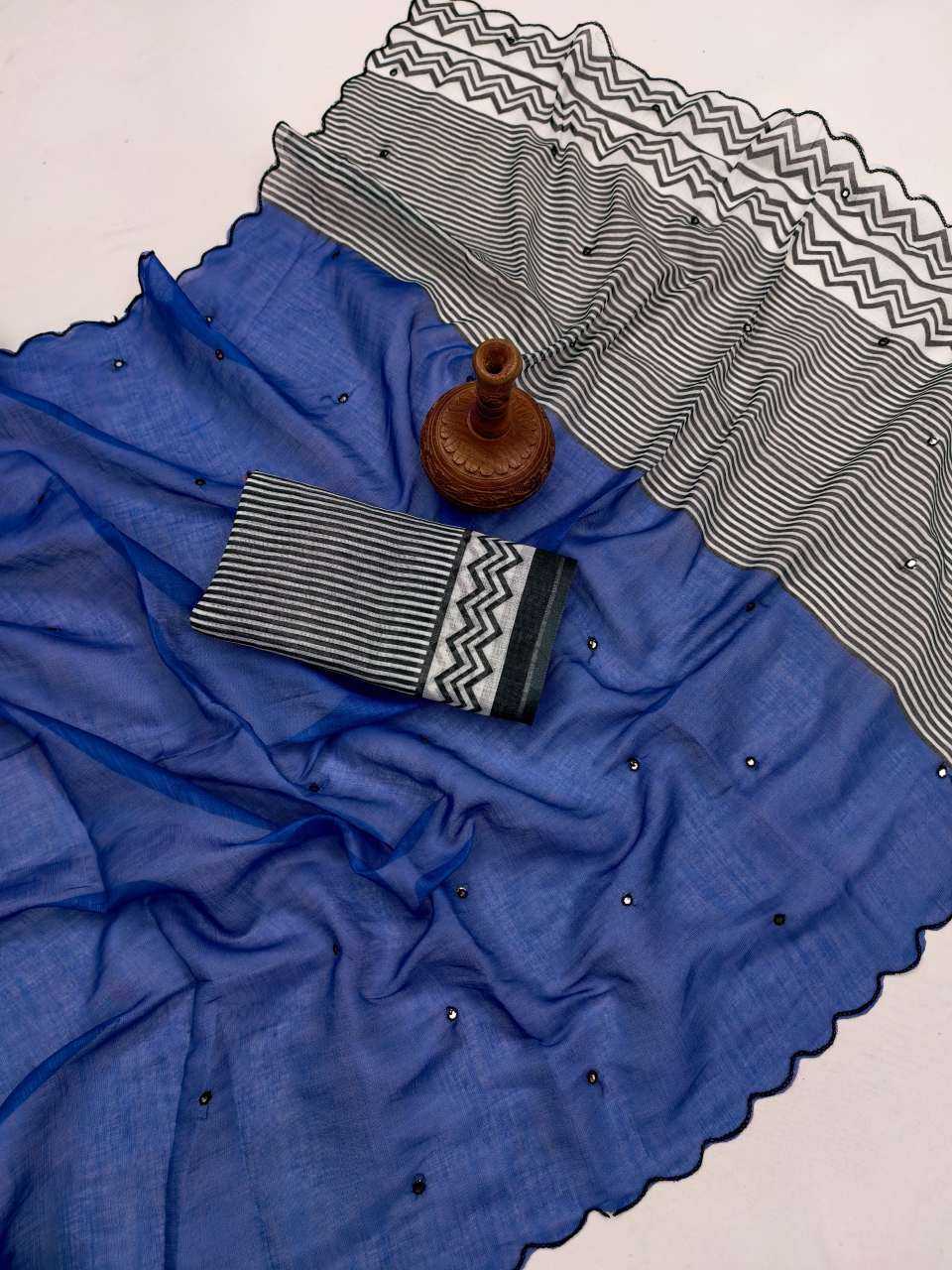 Cotton Linen Saree