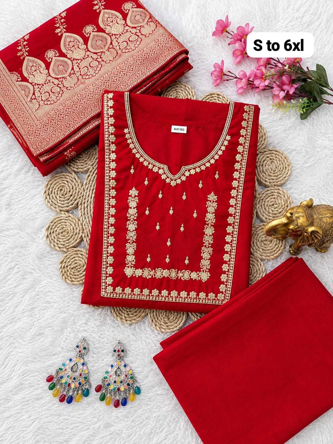 Aashraya Heavy Roman Silk Designer Kurti