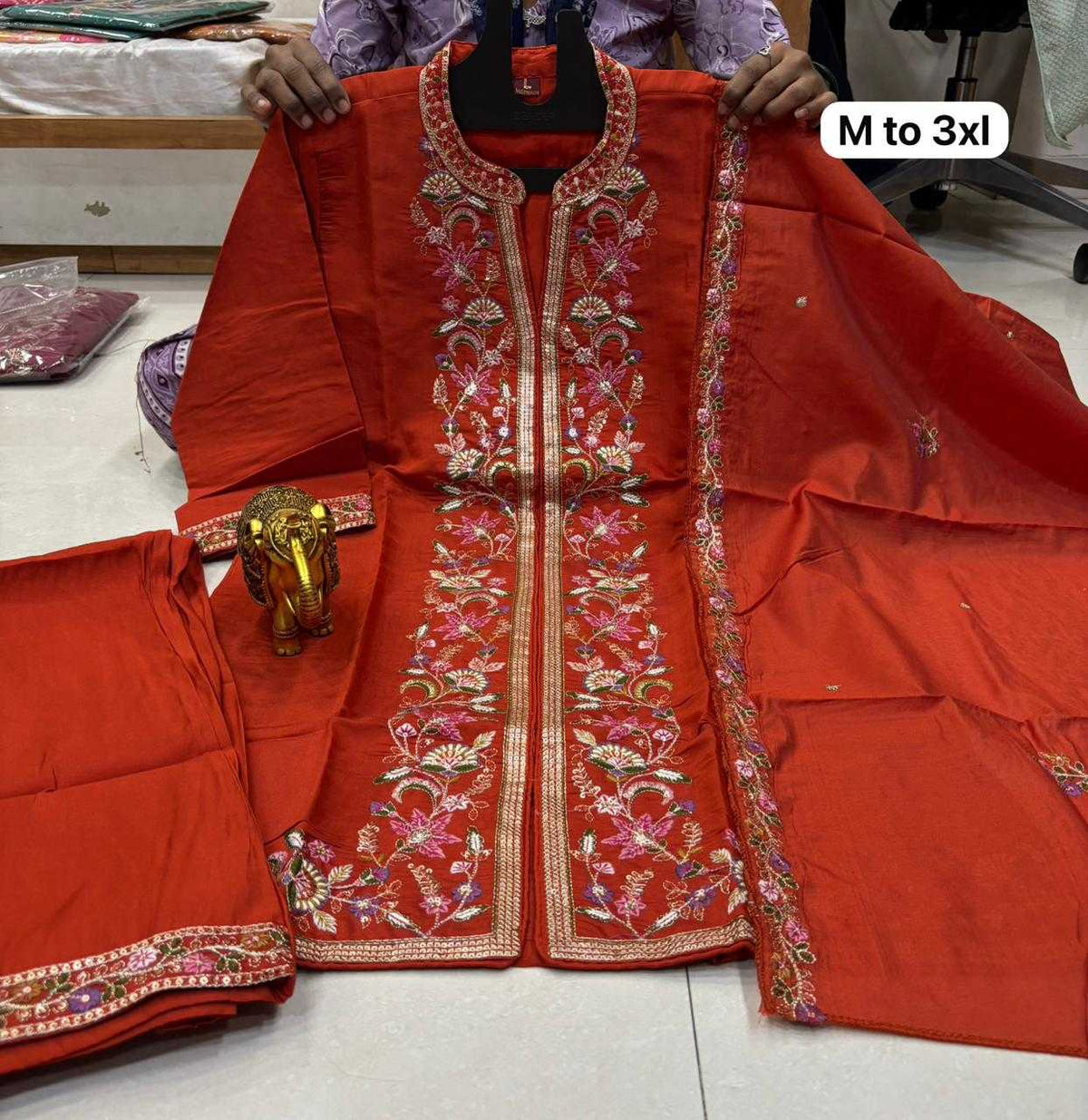 Aishi Muslin Silk Workwear Kurti