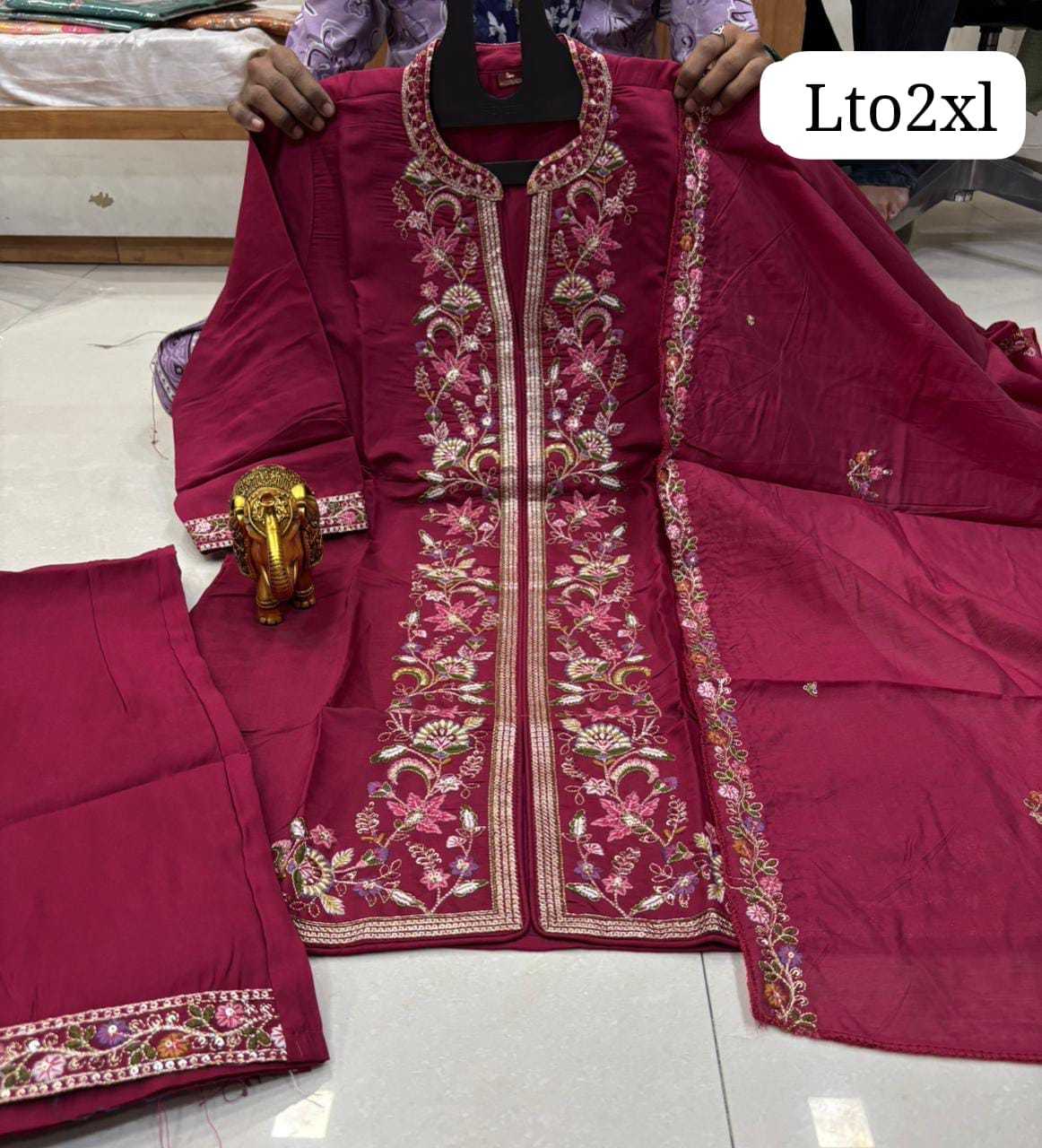 Aishi Muslin Silk Workwear Kurti