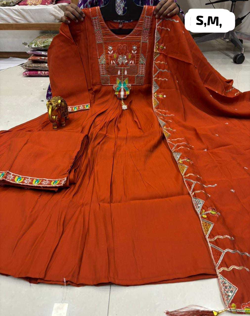 Muslin Anarkali Kurti