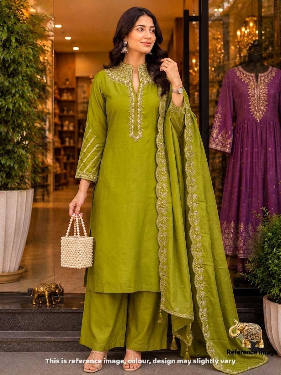 Ekavali Heavy Roman Silk Designer Kurti