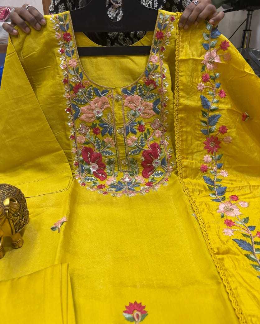 Ekta Chanderi Cotton Festive Kurti