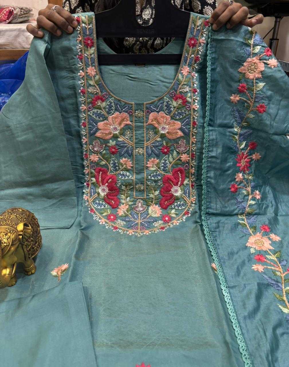 Ekta Chanderi Cotton Festive Kurti
