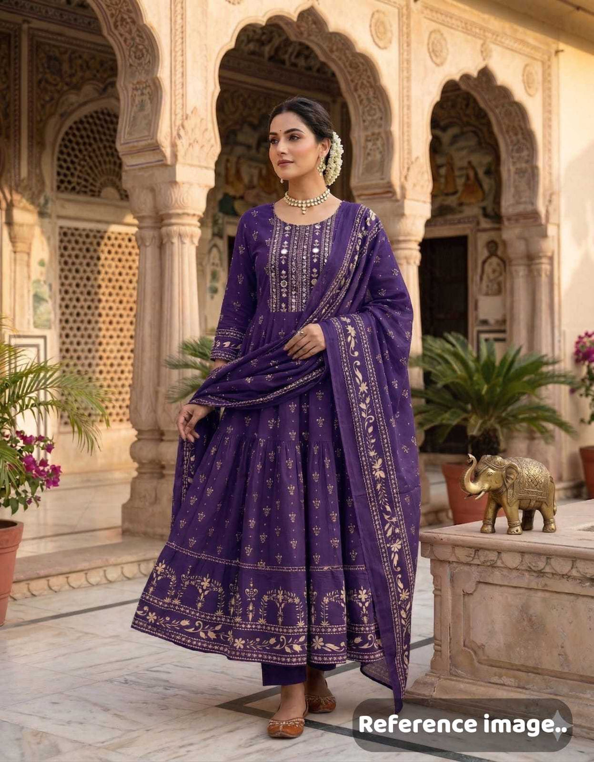 Eshmika Cotton Anarkali Kurti
