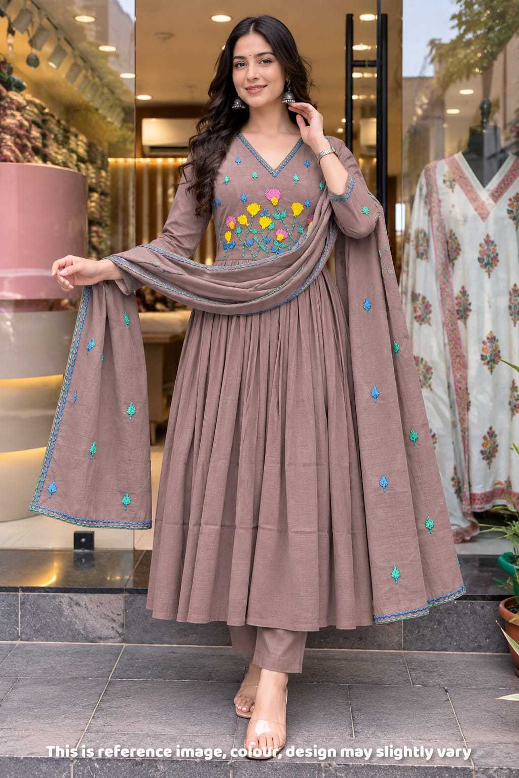 Hiral Chanderi Soft Embroidery Suit