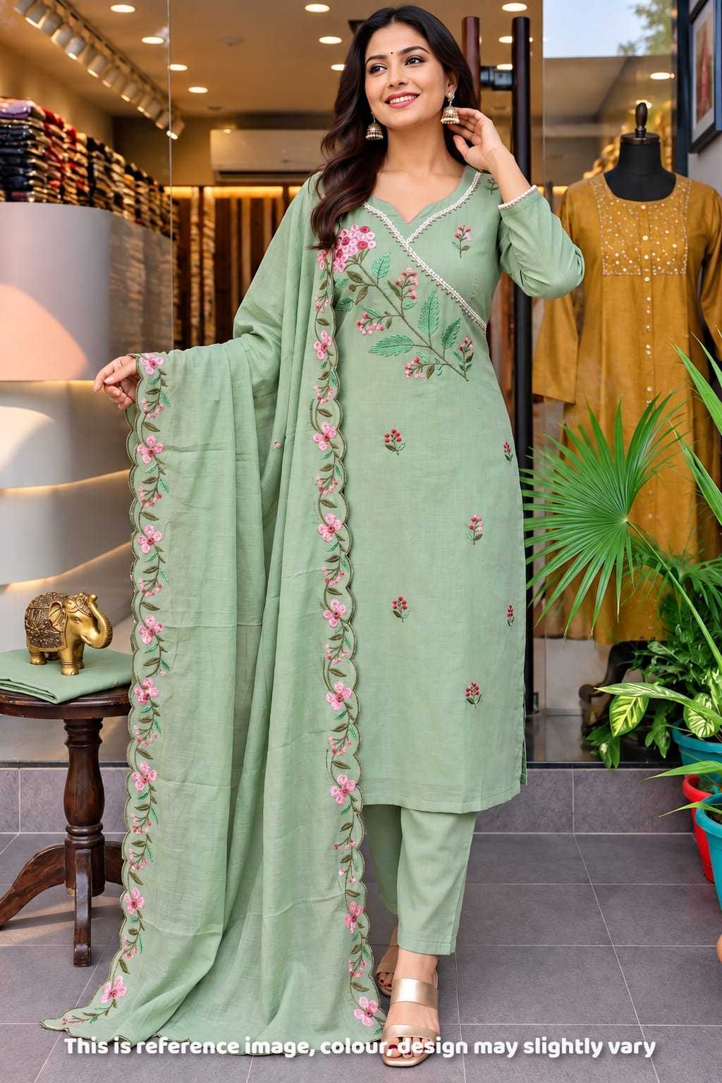 Ikshita Chanderi Soft Designer Kurti