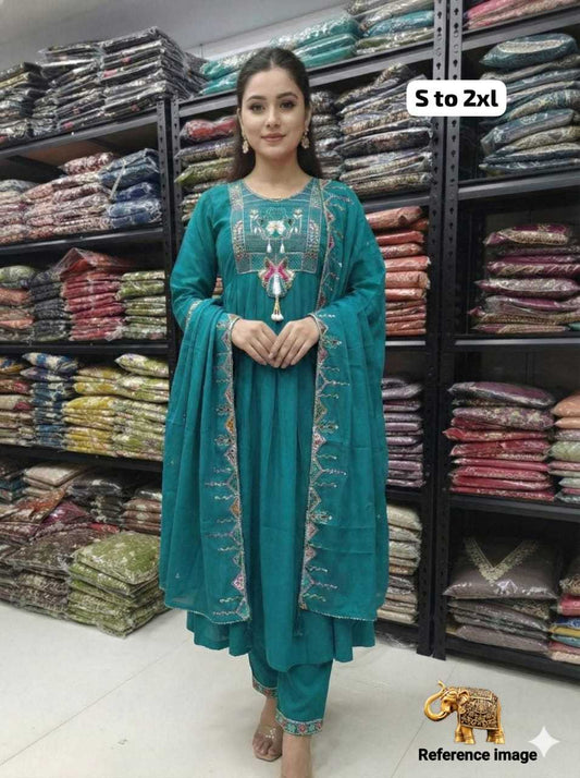 Kalpana Muslin Anarkali Kurti