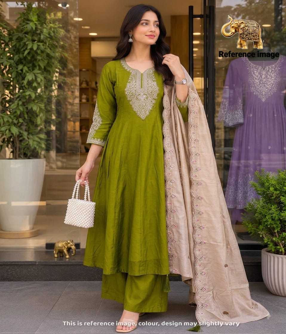 Kashish Heavy Roman Silk Designer Kurti