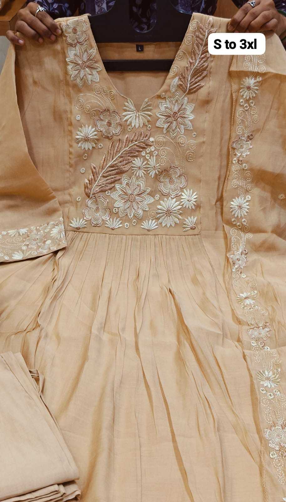 Kavyika Chanderi Soft Designer Kurti