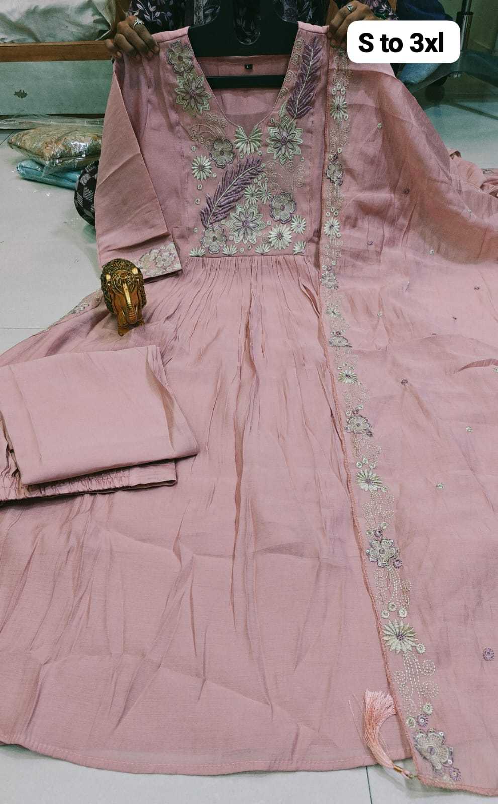 Kavyika Chanderi Soft Designer Kurti