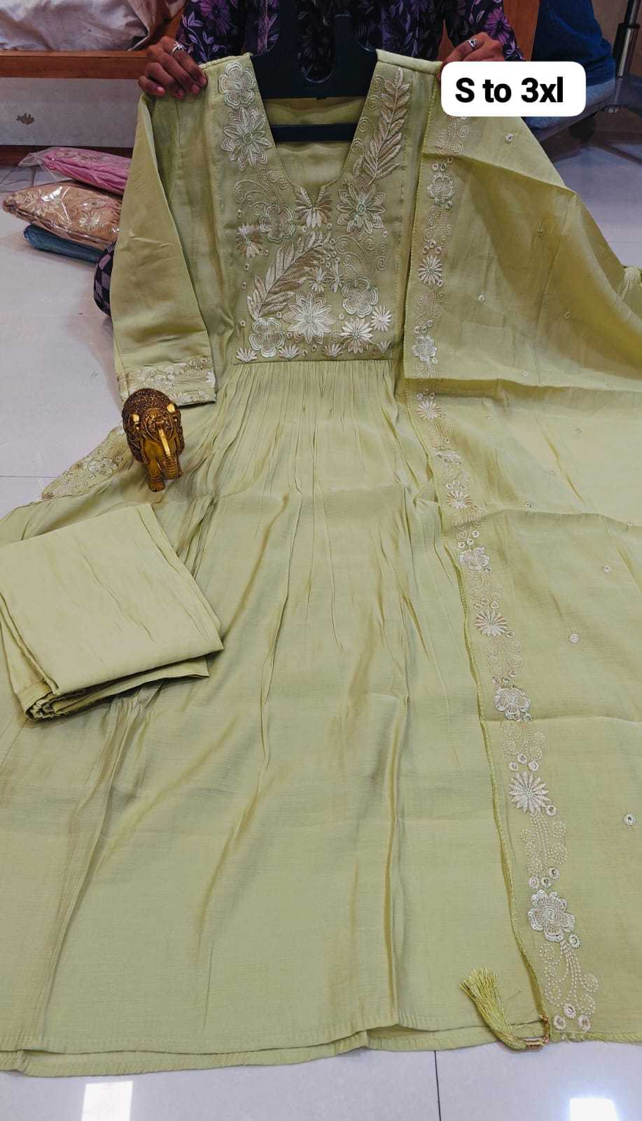 Kavyika Chanderi Soft Designer Kurti