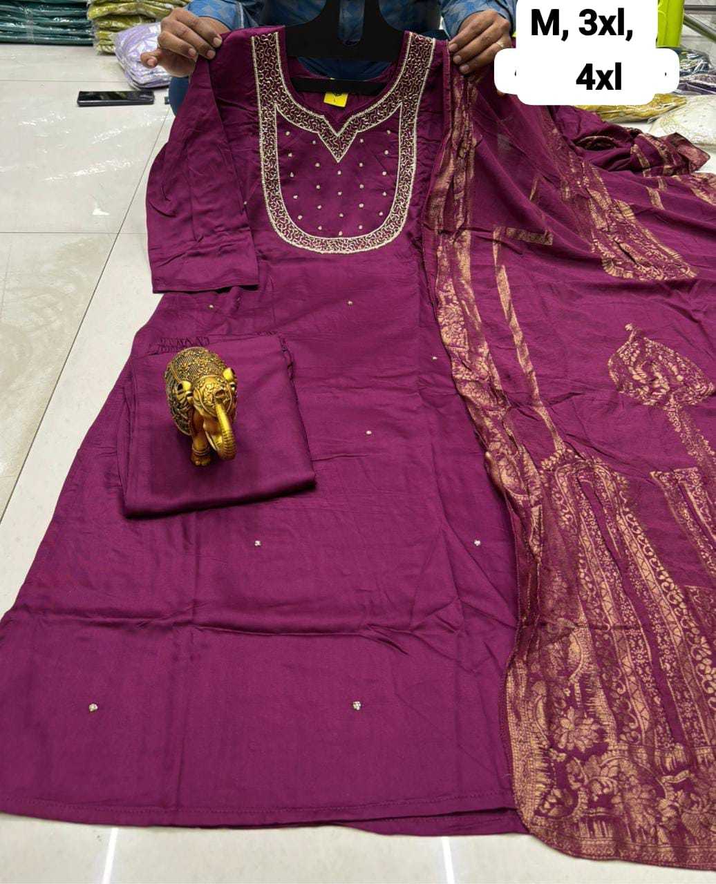 Gajji Silk Designer Kurti
