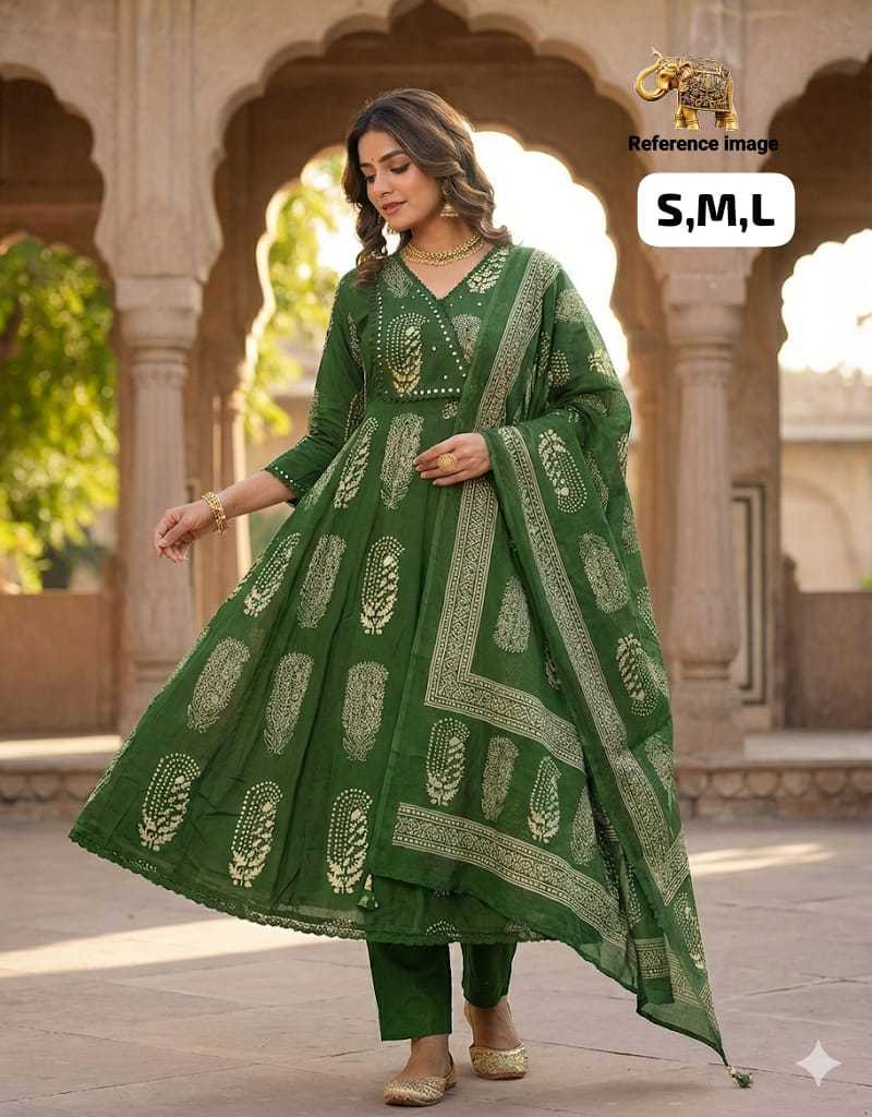 Lalitya Cotton Anarkali Kurti