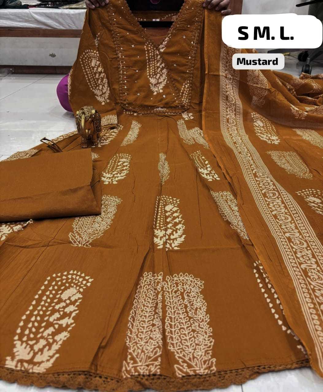 Lalitya Cotton Anarkali Kurti