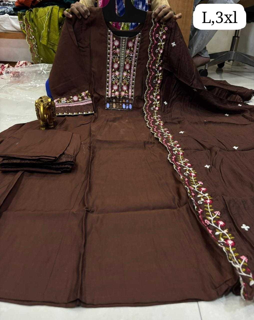Silk Anarkali Kurti