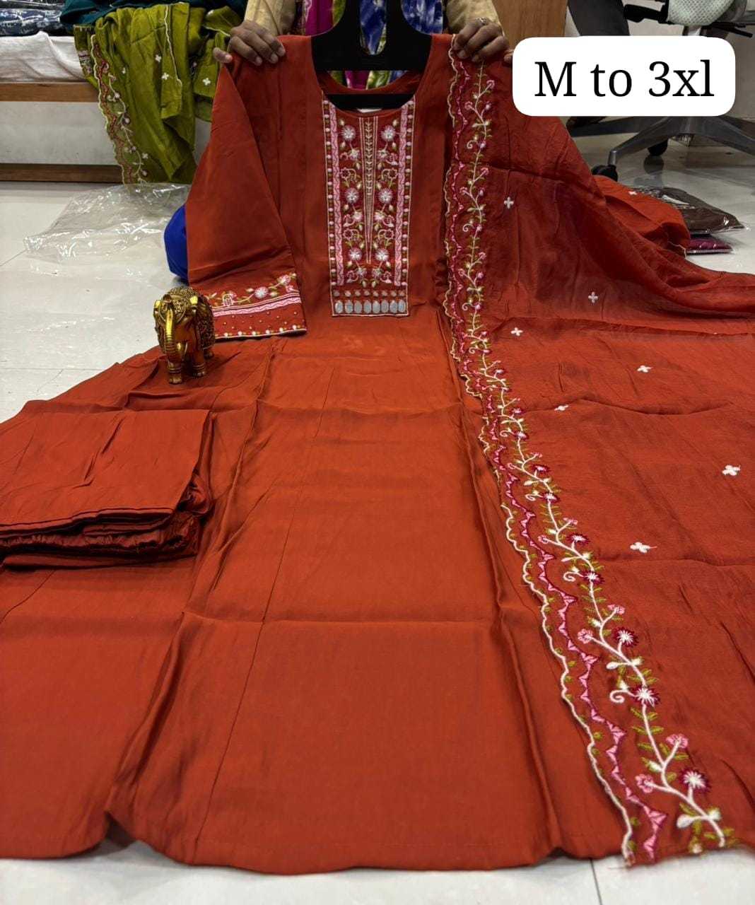 Silk Anarkali Kurti
