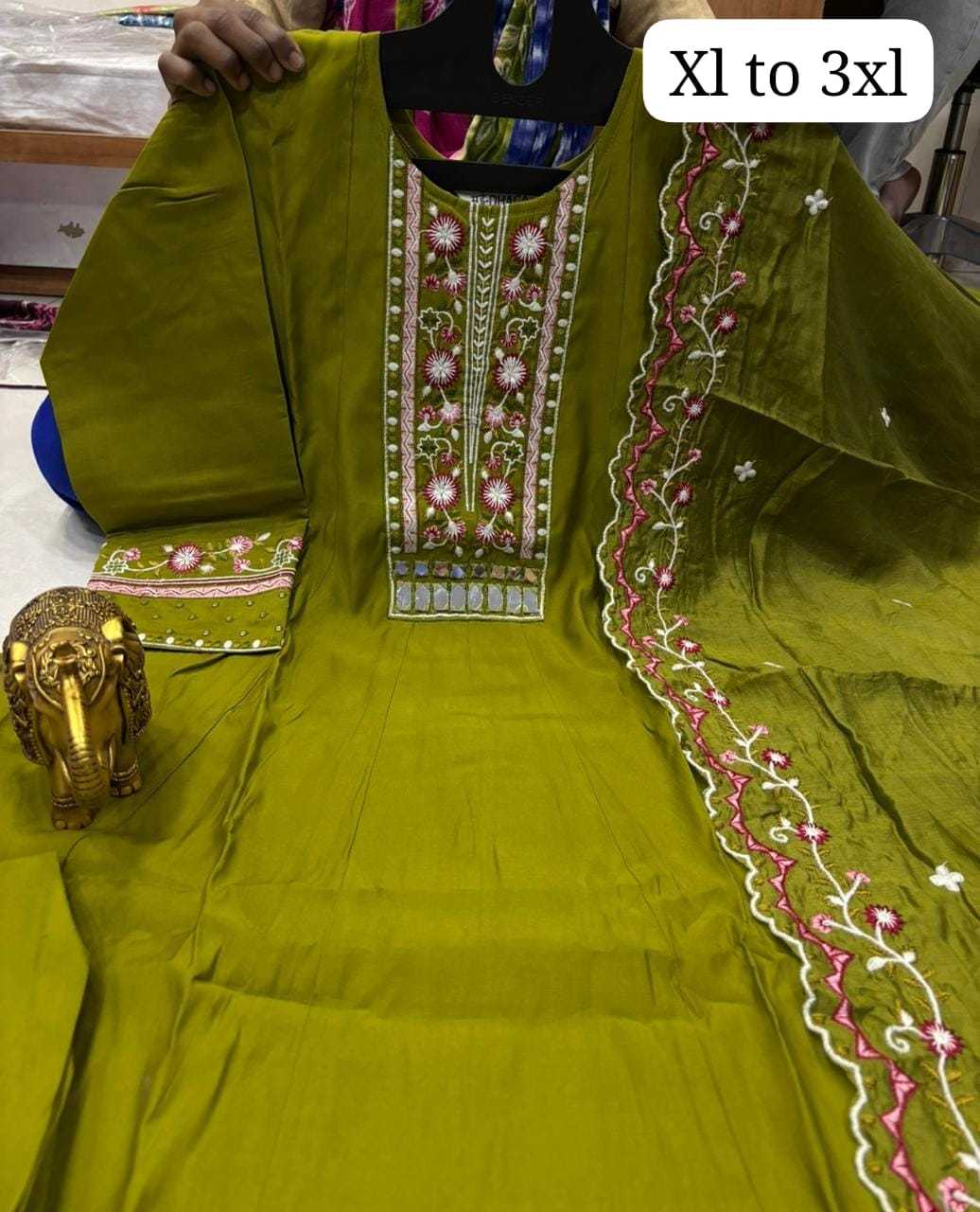 Silk Anarkali Kurti