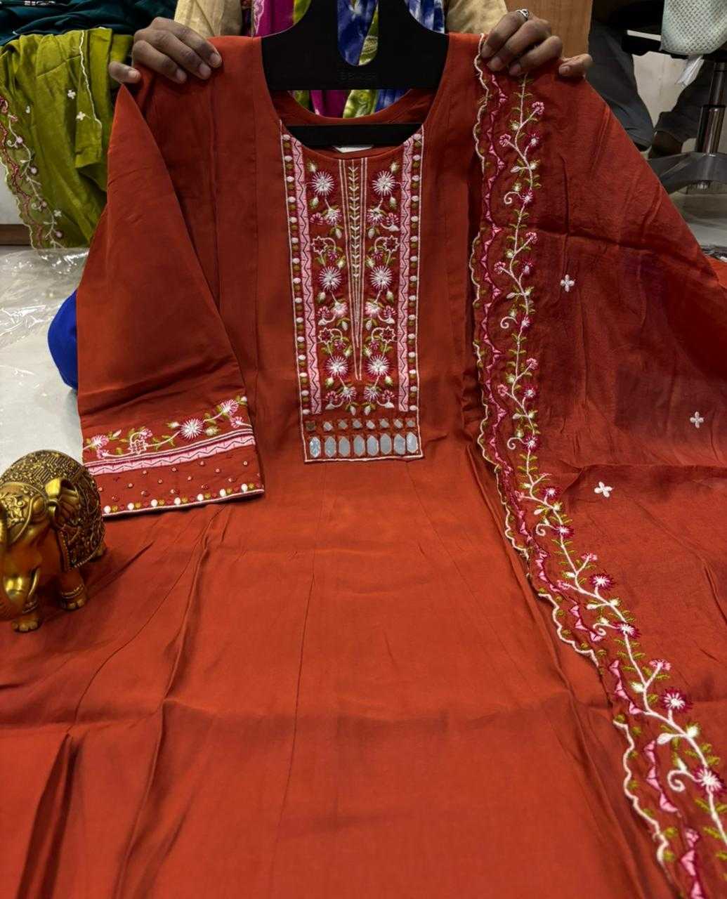 Silk Anarkali Kurti