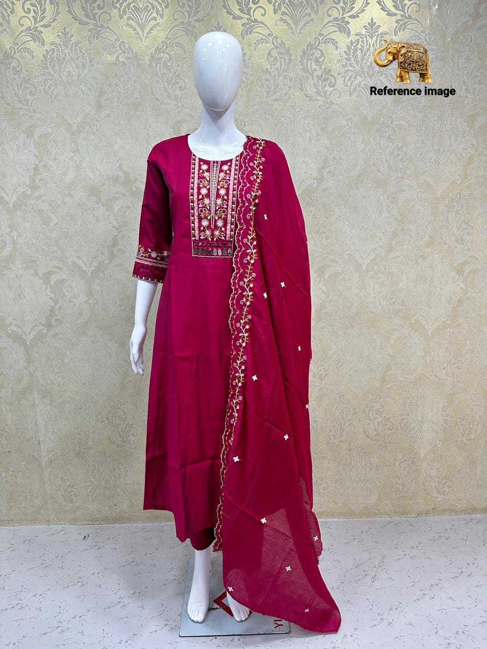 Silk Anarkali Kurti