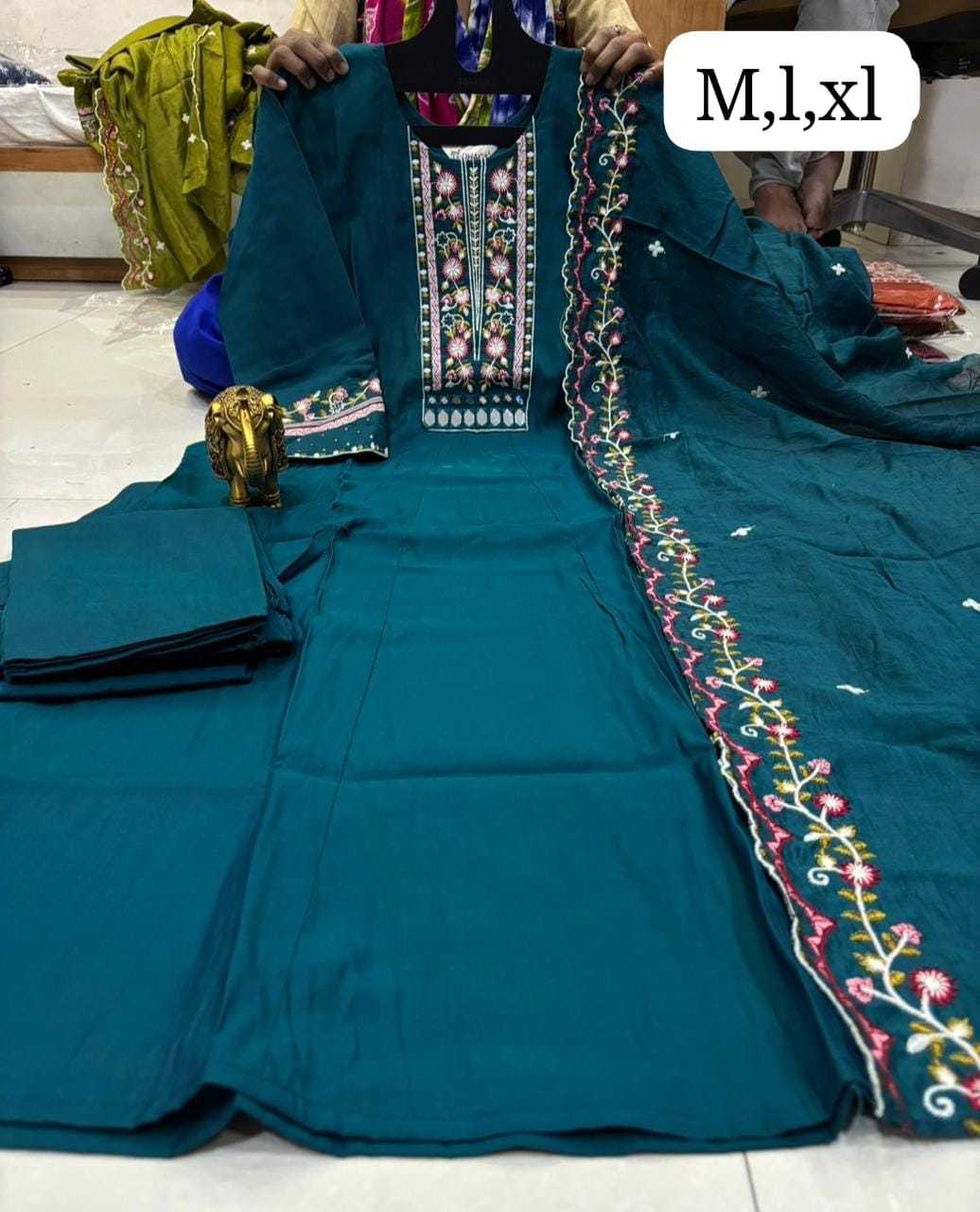 Silk Anarkali Kurti