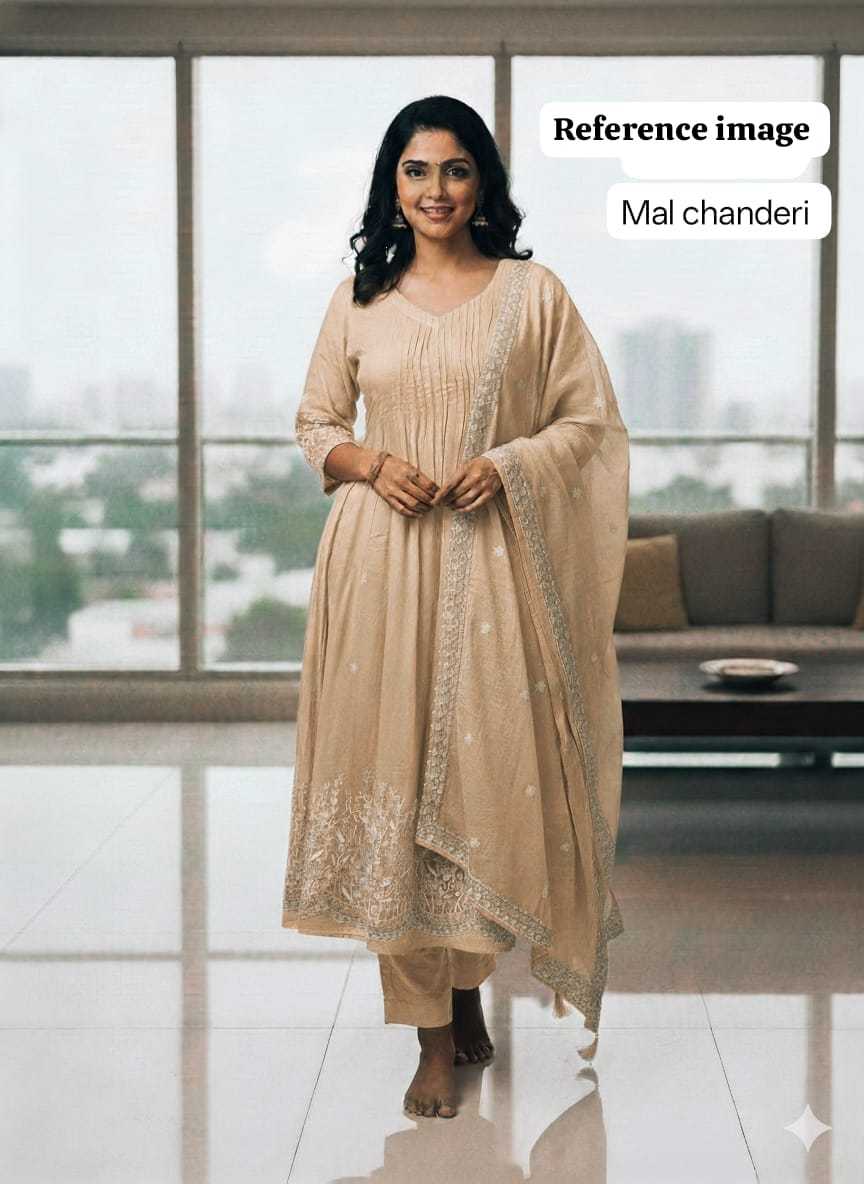 Chanderi Soft Festive Kurti