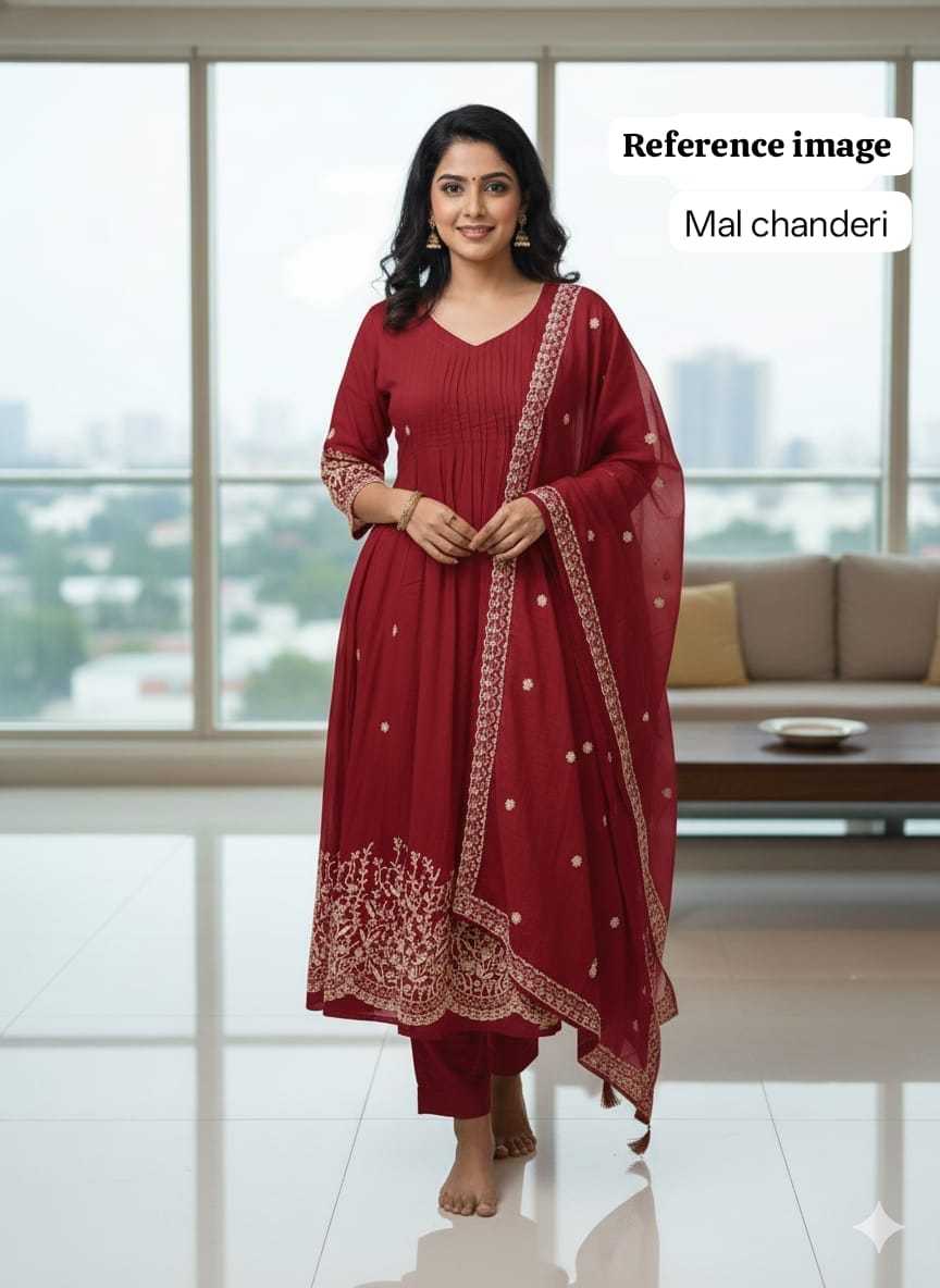 Chanderi Soft Festive Kurti