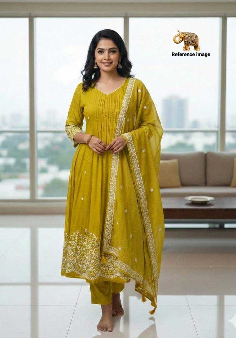 Chanderi Soft Festive Kurti