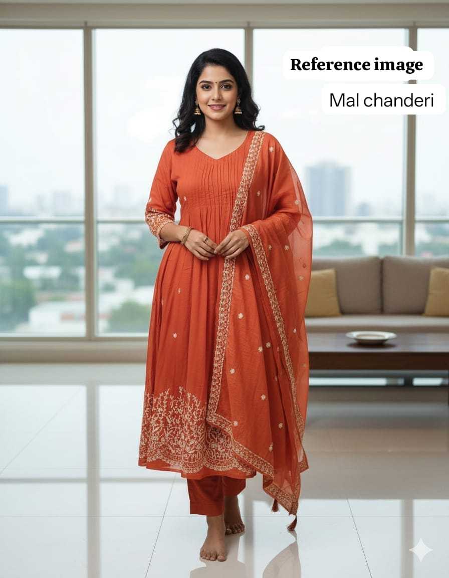 Chanderi Soft Festive Kurti