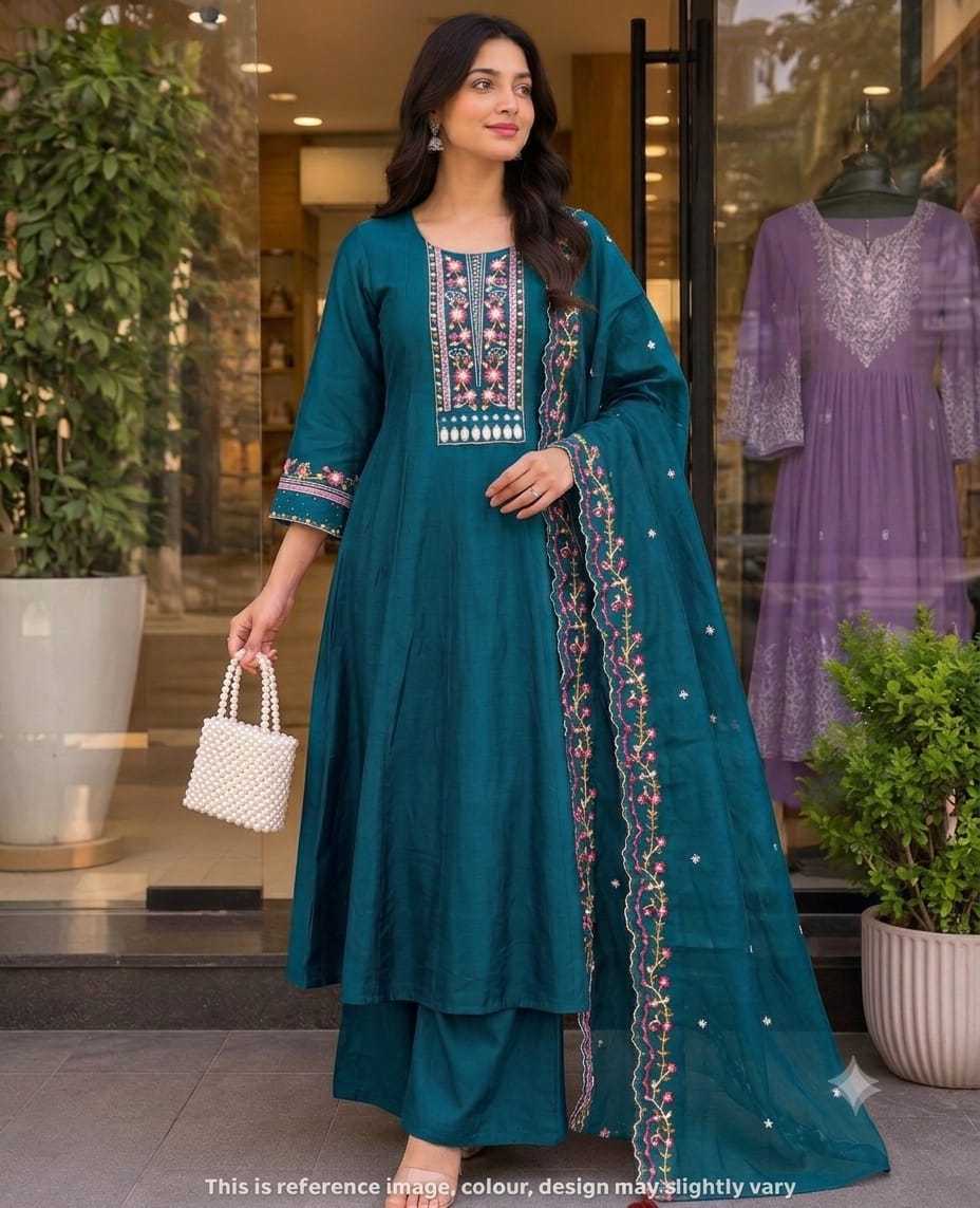 Mohini Silk Palazzo Suit