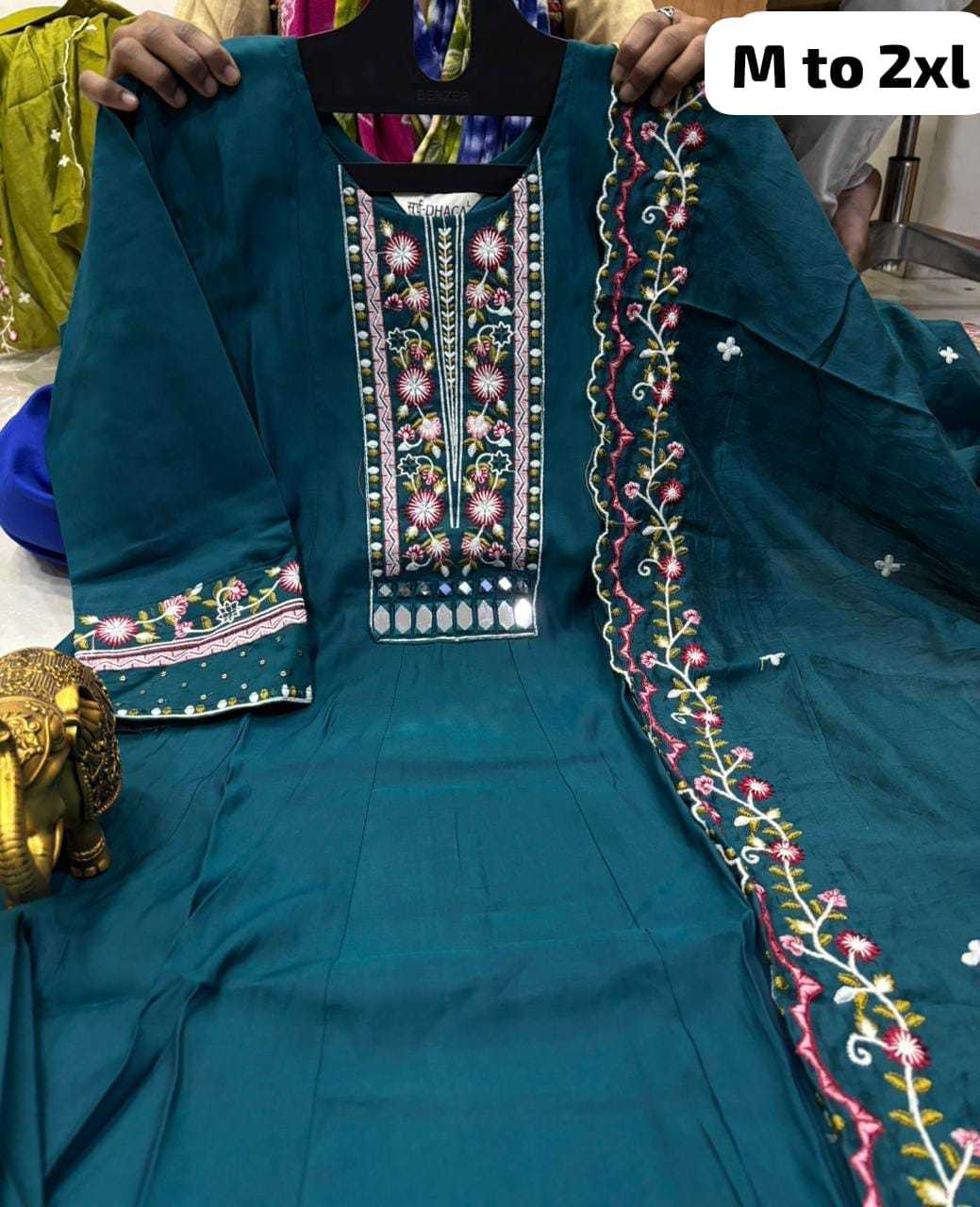 Mohini Silk Palazzo Suit