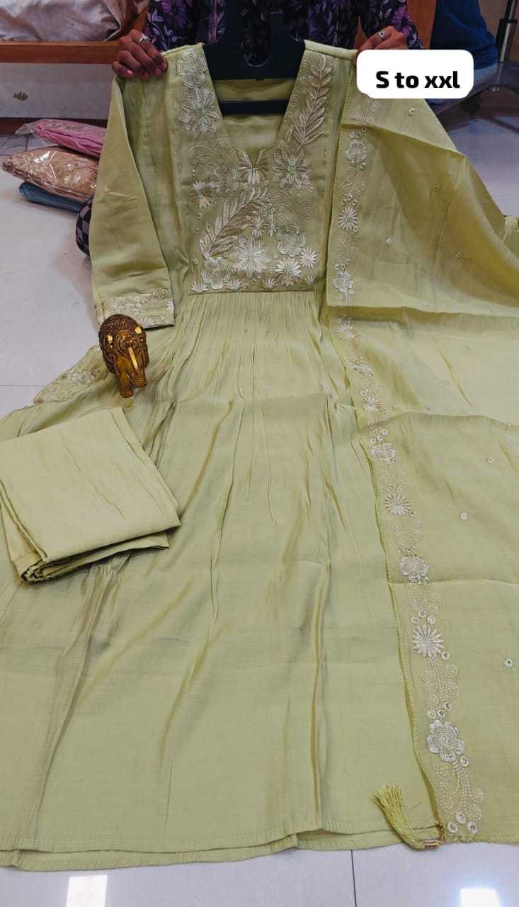 Nishtha Chanderi Soft Designer Kurti
