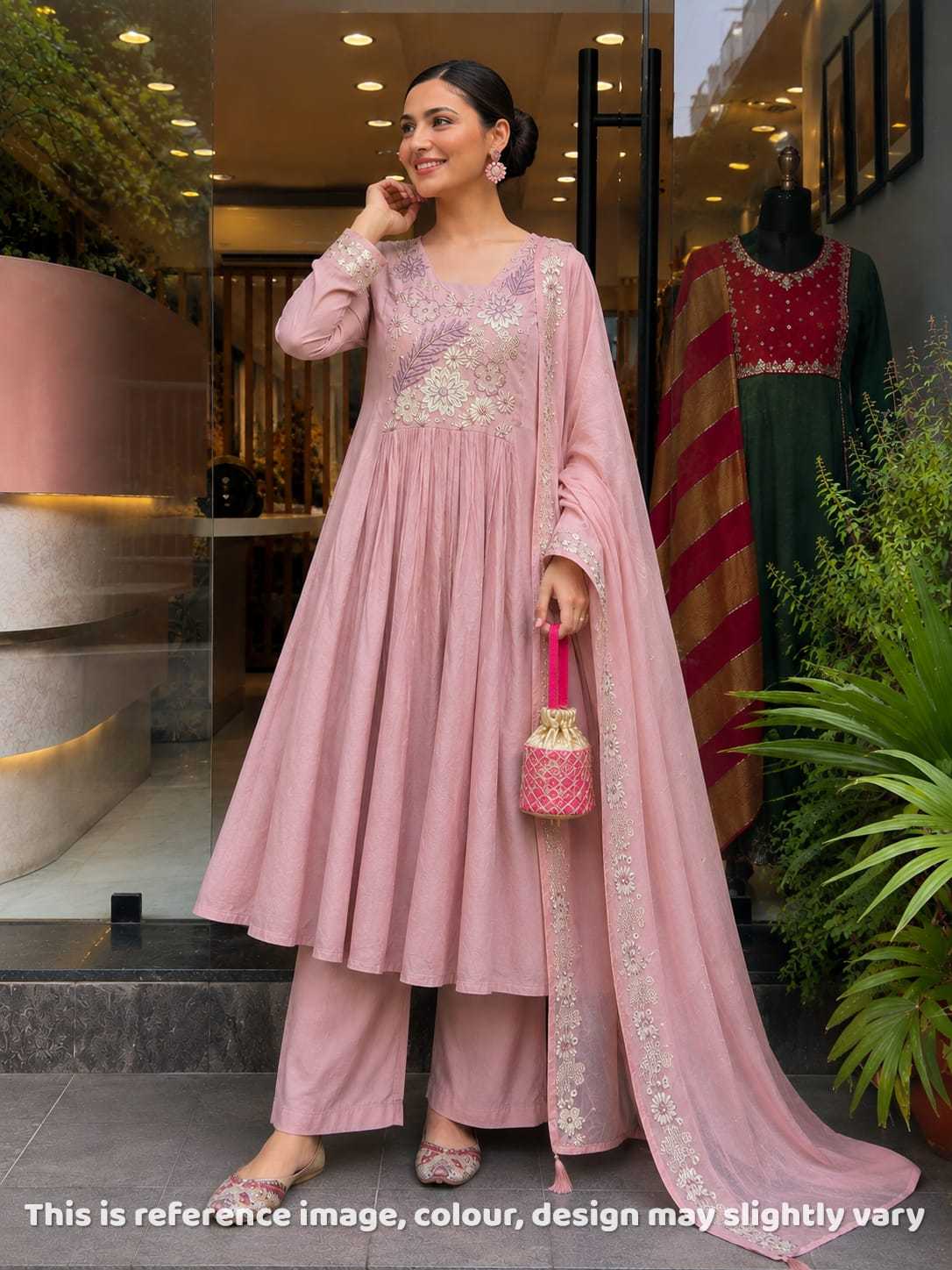 Nishtha Chanderi Soft Designer Kurti