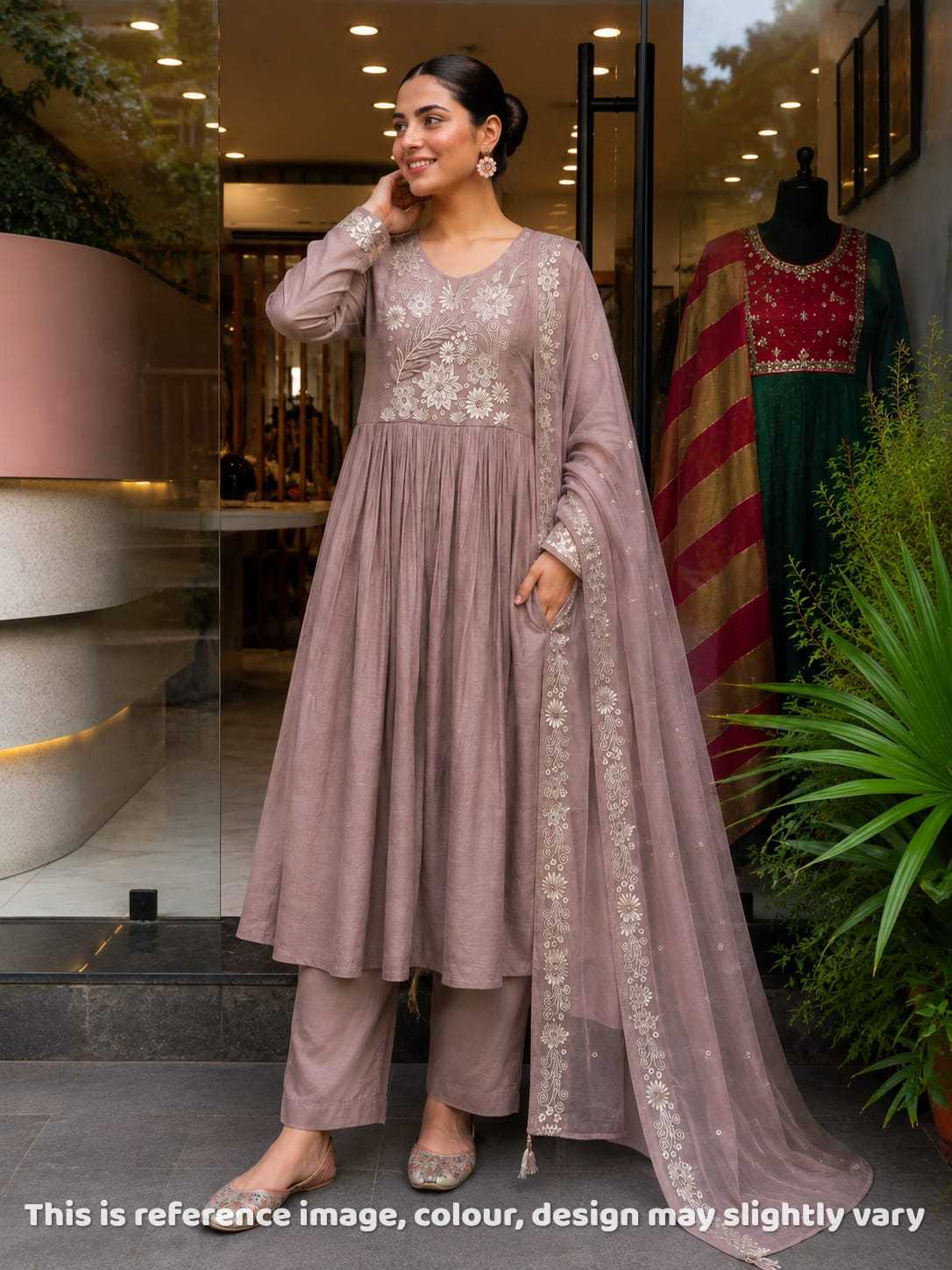 Nishtha Chanderi Soft Designer Kurti