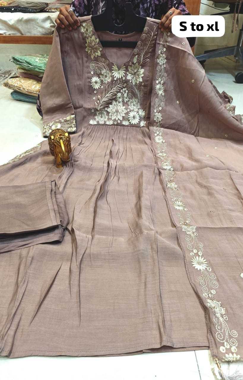 Nishtha Chanderi Soft Designer Kurti