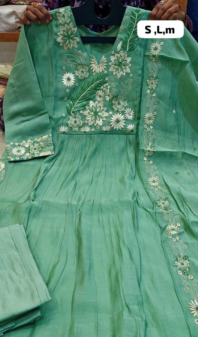 Nishtha Chanderi Soft Designer Kurti