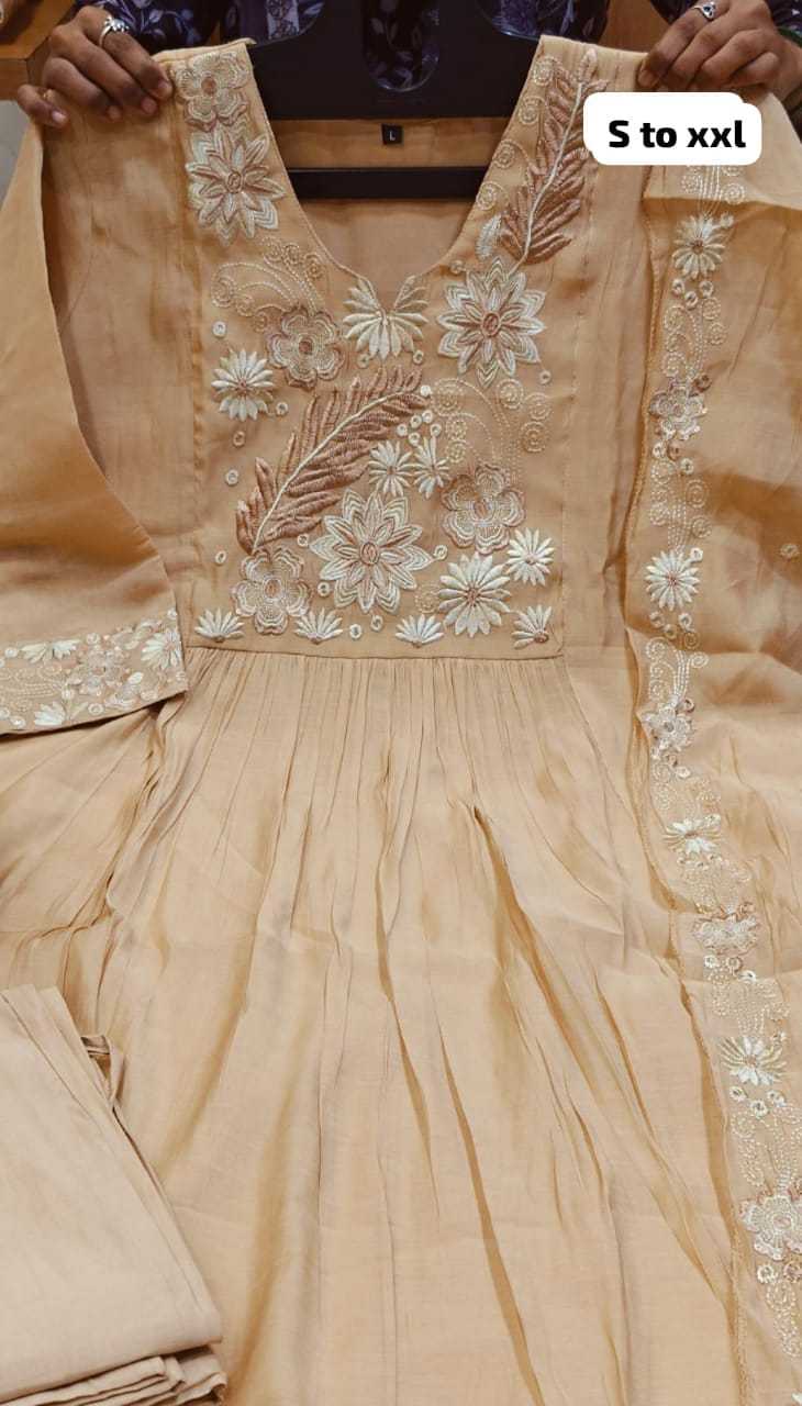 Nishtha Chanderi Soft Designer Kurti
