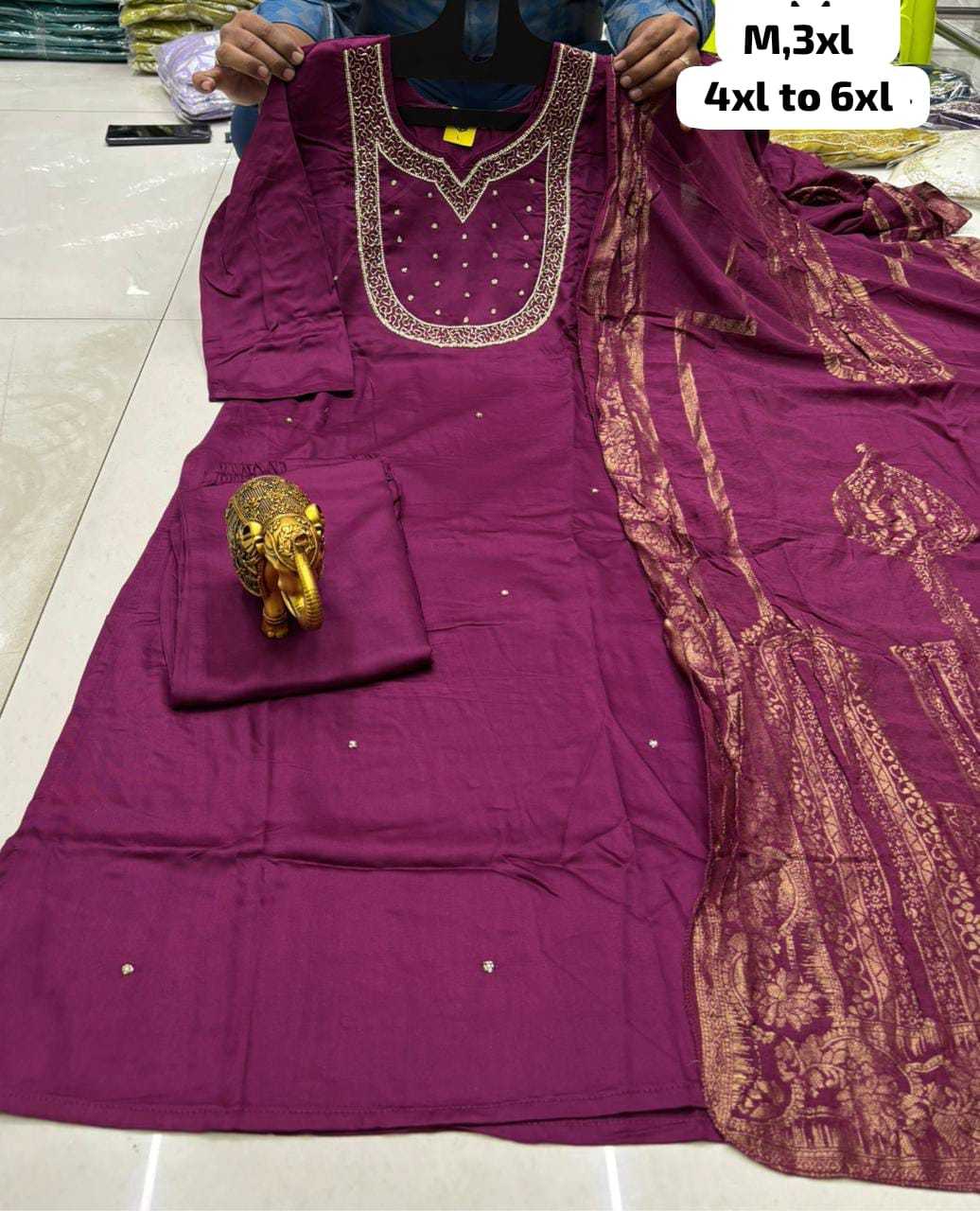 Gajji Silk Designer Kurti