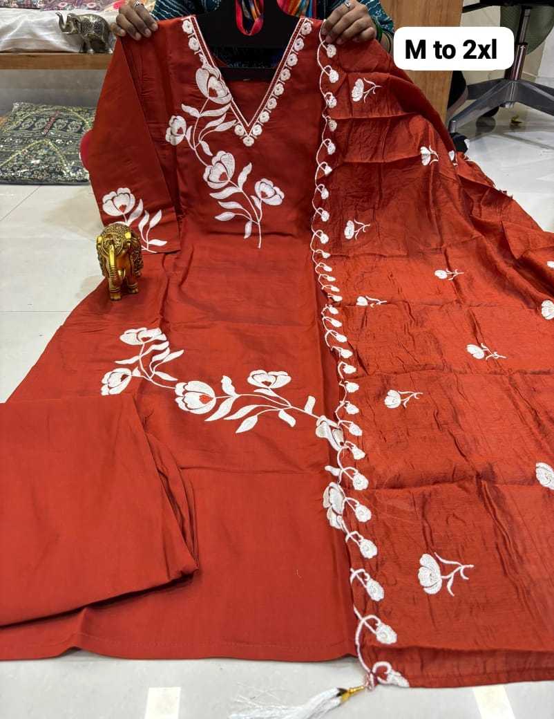 Maslin Party Wear Kurti