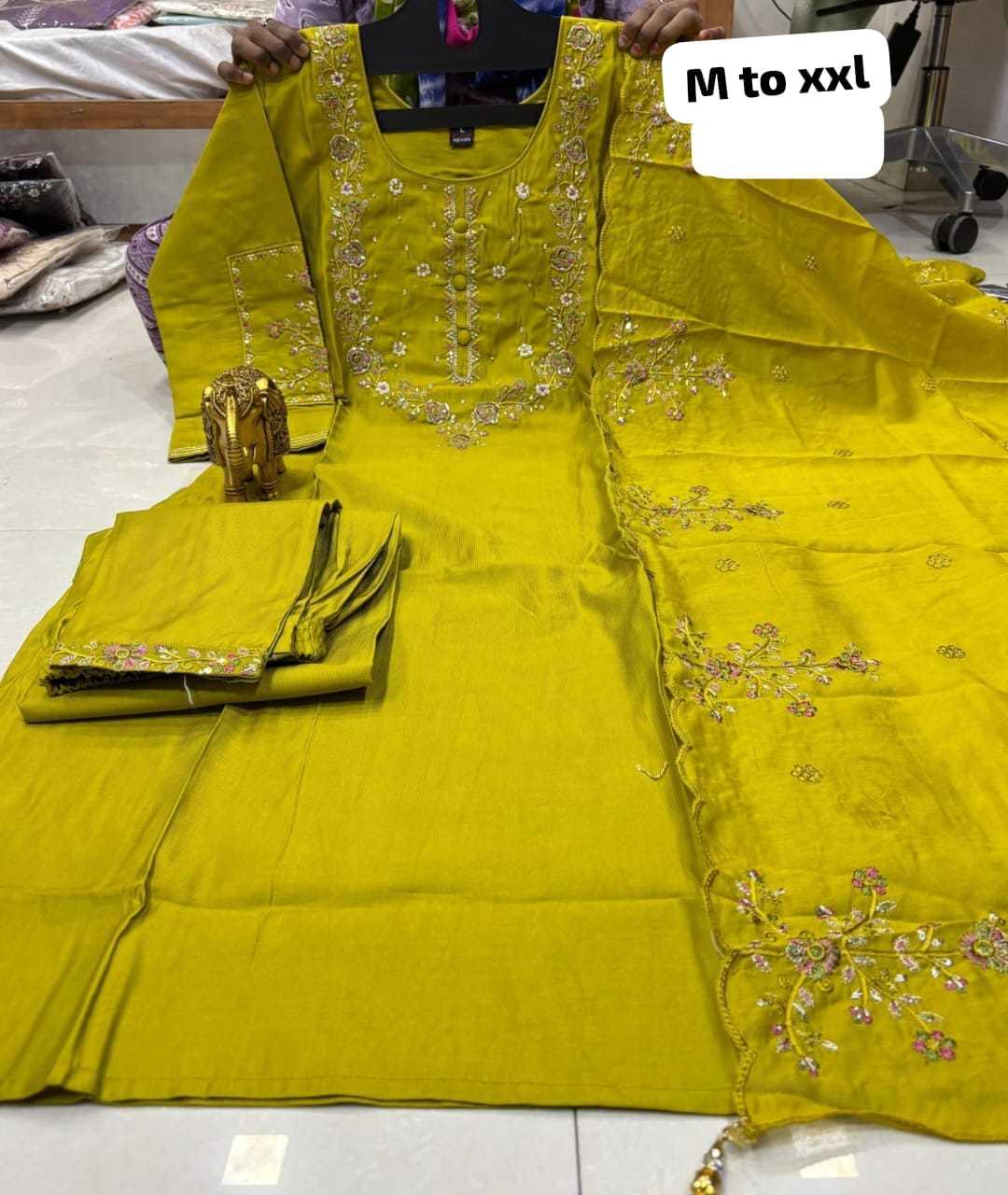 Vyanavi Heavy Silk Designer Kurti