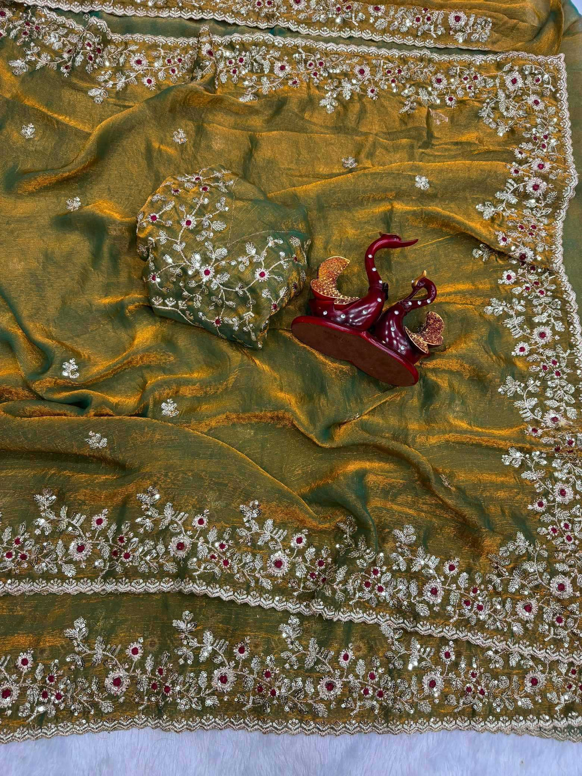 Chiffon Sequence Saree
