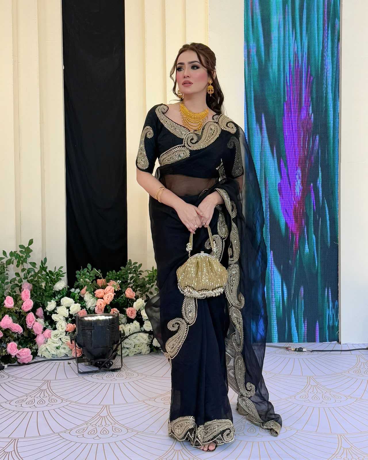 Rangoli Silk Soft Saree