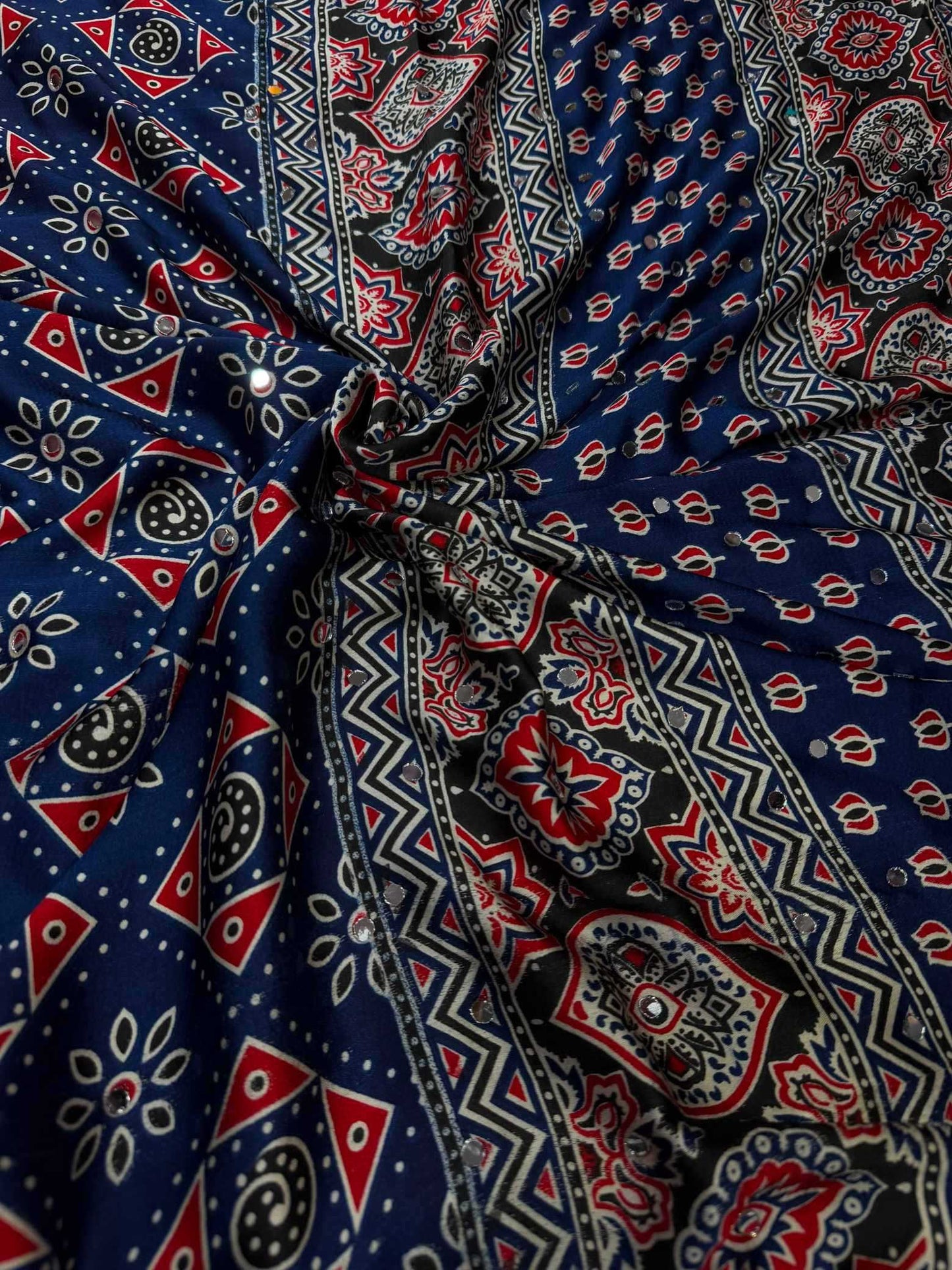 Japan Sartin Printed Saree