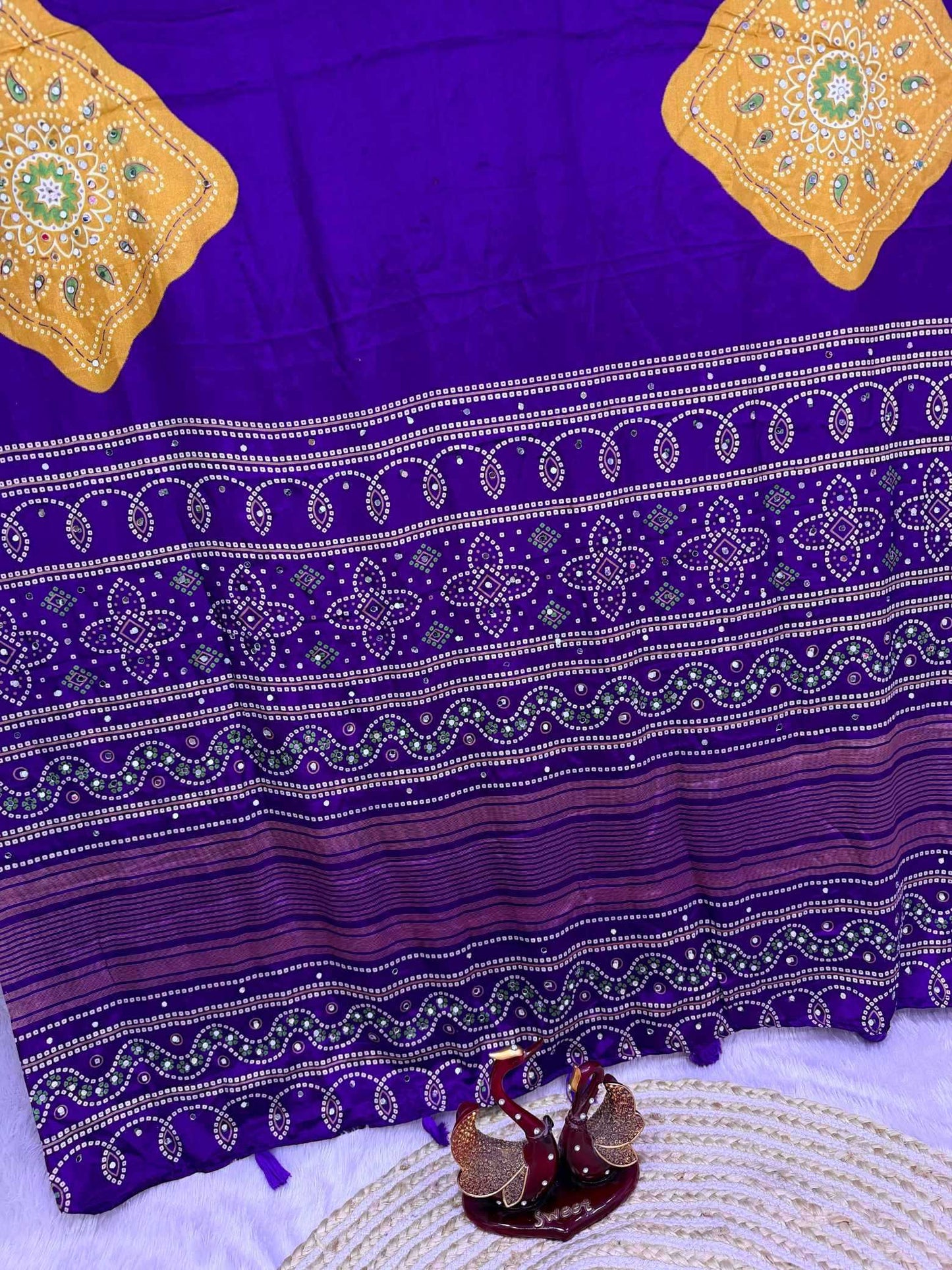 Satin Printed Saree