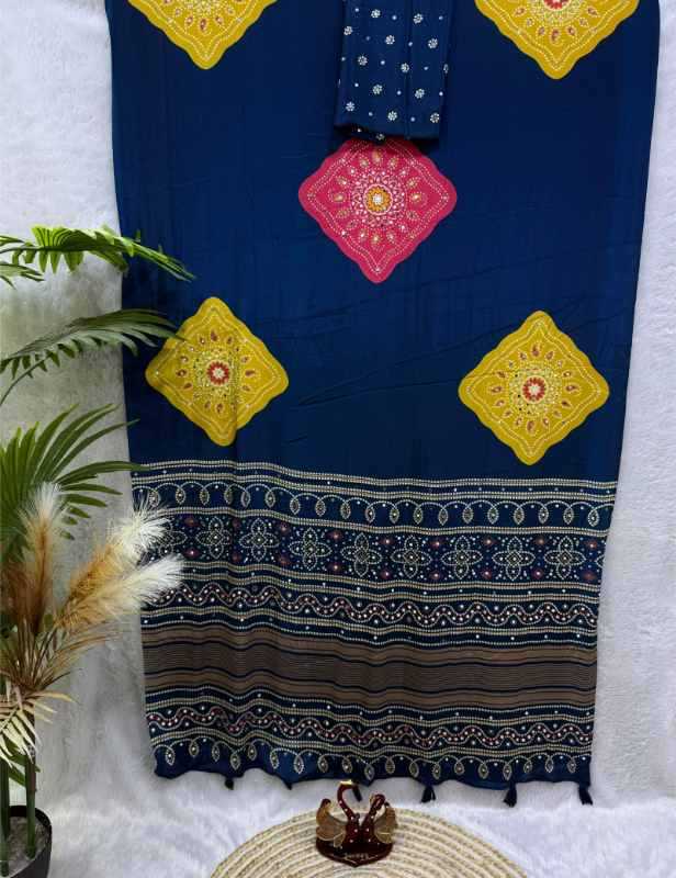 Satin Printed Saree